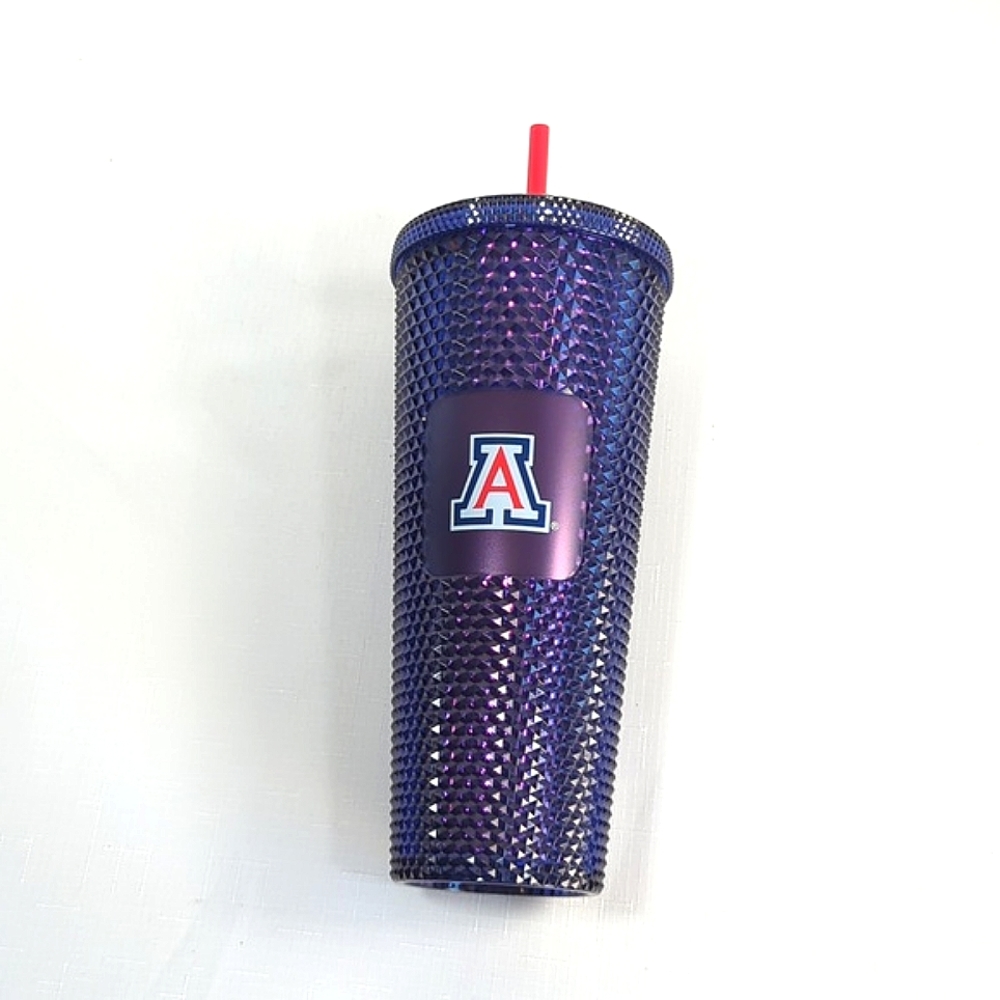 NWT 2023 Starbucks University of Arizona Blue Collegiate Studded Tumbler - Picture 3 of 5